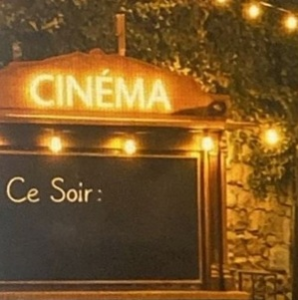 Reklametafel: "Cinema"