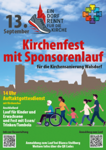 Plakat vom Sponsorenlauf Walsdorf