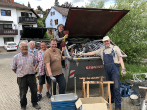 v.l.n.r.: Dieter Spriestersbach, Helmuth Riesner, Frank Stöhr, Thomas Pfeiffer, Dr. Viola Snethlage-Luz, Dr. Wolf-Henner Snethlage
