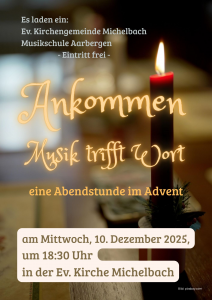 Flyer für das Adventskonzert