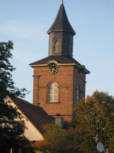 Blick auf den Kirchturm