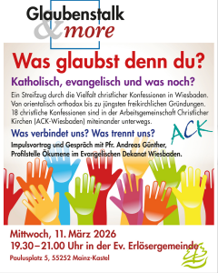 Plakat der Veranstaltung