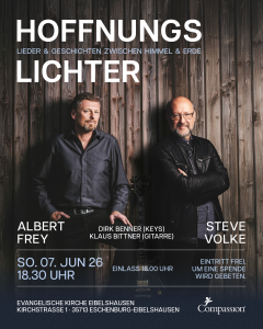 Plakat zum Konzert "Hoffnungslichter"
