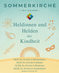 Termine der Sommerkirche 2026