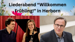 Pianist Jonathan Rohrer, Klarinettistin Regina Rohrer (von links nach rechts) und Tenor Hubert Schmidt