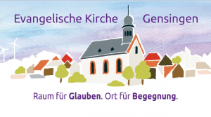 Grafik Kirche Gensingen