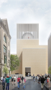 Das Bild zeigt das geplante house of one in Berlin