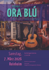 Plakat mit Veranstaltungsankündigung