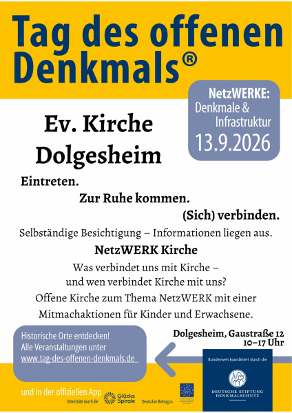Tag des offenes Denkmals. 10-17 Uhr