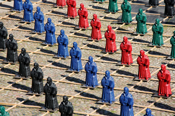 Lutherfiguren von Otmar Hörl