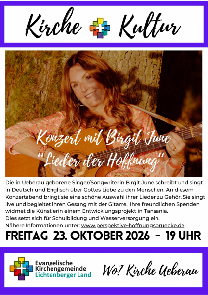 Konzert 23.Oktober Birgit June